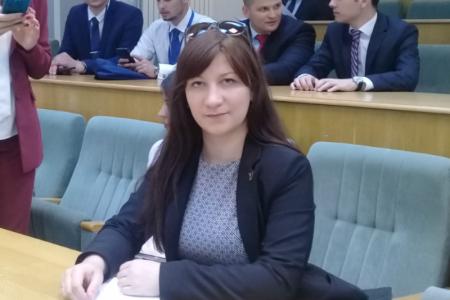 Второй секретарь ЦК ЛКСМ РФ Наталья Дорохова стала членом молодёжной палаты при Парламентском Собрании Союза Беларуси и России