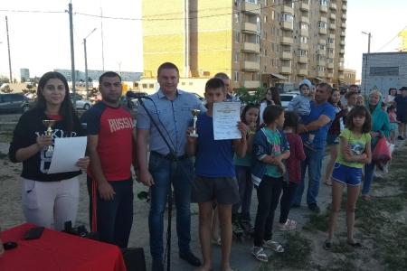 Волгоградская область. Коммунисты Волжского провели турнир по дворовому футболу среди детских команд