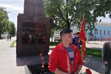 В Барнауле прошла памятная акция в честь защитников красного Барнаула 1918 года