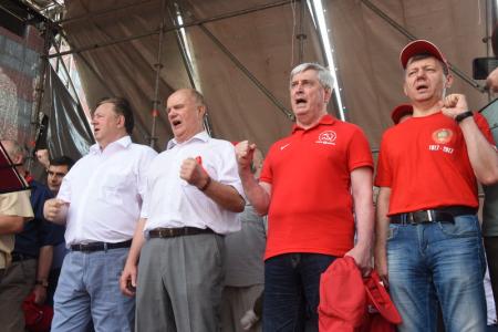 Г.А. Зюганов на 100-тысячном митинге в Москве: Пенсионной «реформе» - не быть!