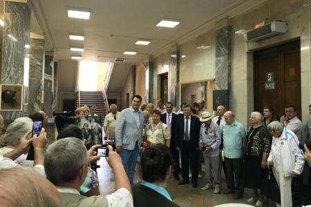 Тульский обком КПРФ организовал в городе Новомосковске выставку "Дети войны" 