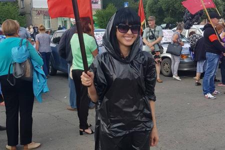 Алтайский край. 25 июля в Новоалтайске прошел массовый митинг против повышения пенсионного возраста