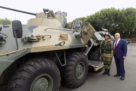 Есть такая профессия - Родину защищать! Депутат Госдумы Сергей Гаврилов поздравил 20-ю гвардейскую Краснознаменную общевойсковую армию с юбилеем