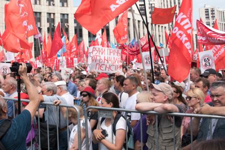 Г.А. Зюганов на 100-тысячном митинге в Москве: Пенсионной «реформе» - не быть!