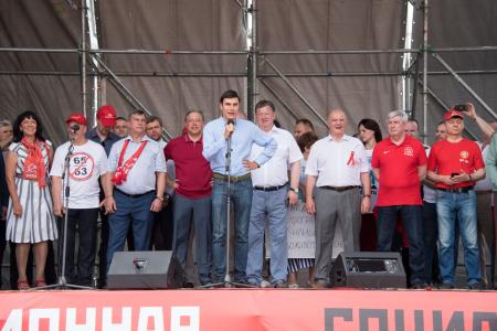 Г.А. Зюганов на 100-тысячном митинге в Москве: Пенсионной «реформе» - не быть!