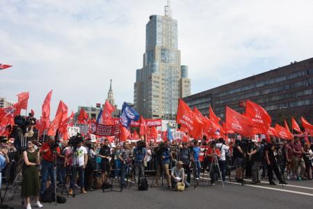 Г.А. Зюганов на 100-тысячном митинге в Москве: Пенсионной «реформе» - не быть!