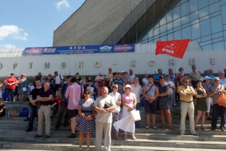 В Омске прошел второй митинг против пенсионной реформы