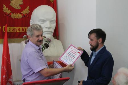 Псковская область. Совещание руководителей местных отделения КПРФ и «Дети войны» 