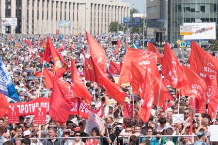 Г.А. Зюганов на 100-тысячном митинге в Москве: Пенсионной «реформе» - не быть!