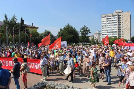 Многотысячные митинги протеста в Нижегородской области