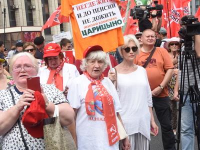 Г.А. Зюганов на 100-тысячном митинге в Москве: Пенсионной «реформе» - не быть!