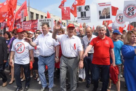 Г.А. Зюганов на 100-тысячном митинге в Москве: Пенсионной «реформе» - не быть!