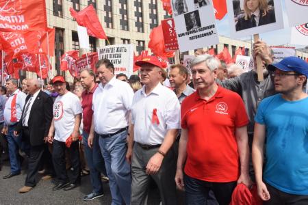 Г.А. Зюганов на 100-тысячном митинге в Москве: Пенсионной «реформе» - не быть!