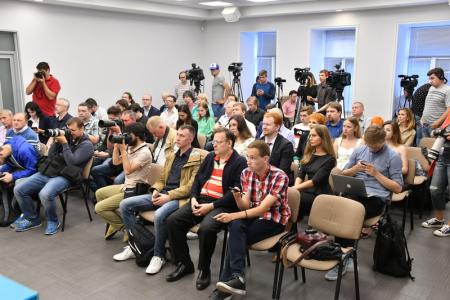 Кандидат в мэры Москвы от КПРФ Вадим Кумин представил свою предвыборную программу
