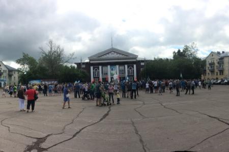 Кировская область. Жители Кирово-Чепецка митинговали против пенсионной реформы