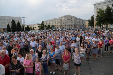 Нижегородская область. Митинг в Сарове: «Нет людоедской пенсионной реформе!»