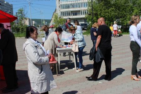 Митинг протеста в Магадане