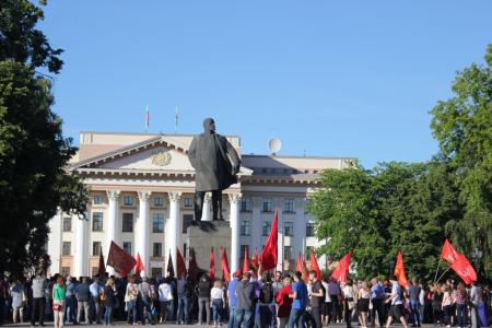 В Тюмени прошел митинг против пенсионной реформы