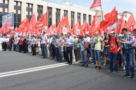 Г.А. Зюганов на 100-тысячном митинге в Москве: Пенсионной «реформе» - не быть!