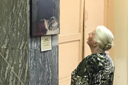 Тульский обком КПРФ организовал в городе Новомосковске выставку "Дети войны" 
