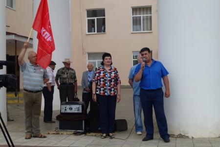 Оренбургская область. Протестный митинг в Медногорске