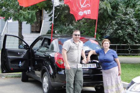 Амурская область. Коммунисты Благовещенска ударили автопробегом по росту цен на ГСМ
