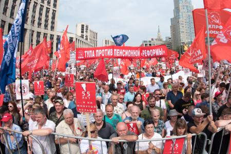 Г.А. Зюганов на 100-тысячном митинге в Москве: Пенсионной «реформе» - не быть!