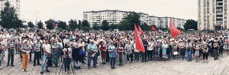 Небывалое количество жителей Белгородской области  приняло участие в митингах КПРФ против пенсионной реформы