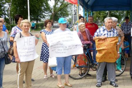 Небывалое количество жителей Белгородской области  приняло участие в митингах КПРФ против пенсионной реформы