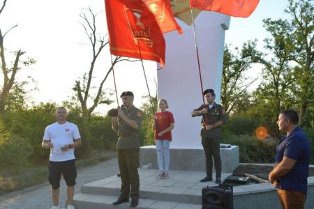 Всероссийская комсомольская эстафета «Огонь наших сердец» шагает по Южному федеральному округу