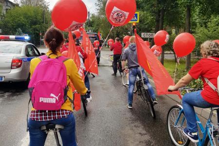Ивановская область. Коммунисты и комосомольцы провели велопробег против «пенсионной реформы»