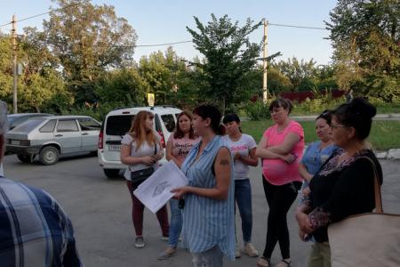 Первый секретарь Саратовского обкома КПРФ Ольга Алимова встретилась с избирателями