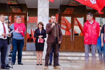 В Красноярском крае прошли массовые акции протеста КПРФ