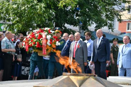 Г.А. Зюганов принял участие в митинге Памяти, посвященном 75-й годовщине освобождения Орловской области