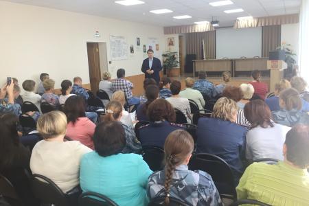 Олег Лебедев встретился с сотрудниками ФСИН во Владимирской области