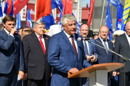 Г.А. Зюганов принял участие в митинге Памяти, посвященном 75-й годовщине освобождения Орловской области