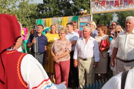 Саратовская область. Ольга Алимова приняла участие в юбилейных мероприятиях в Балтайском районе