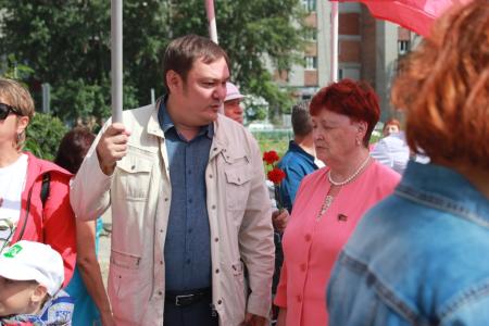 Кандидаты в депутаты Тюменской городской думы приняли участие в митинге, посвященном 118-й годовщине со дня рождения Героя Советского Союза И.И. Федюнинского