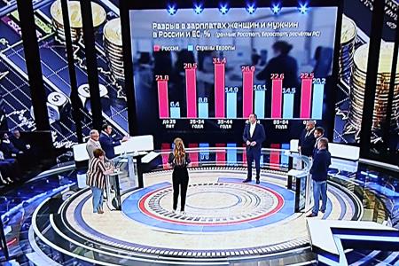 Юрий Афонин в эфире программы «60 минут»: «Зарплатная дискриминация женщин – порождение дикого капитализма»