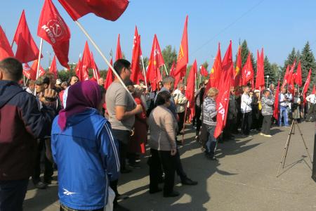 В Чувашии прошли массовые митинги за отмену пенсионной «реформы»