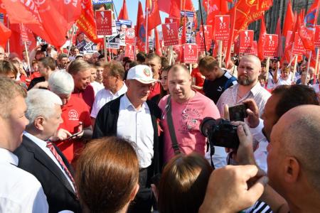 Г.А. Зюганов: Мы проводим акцию протеста против людоедской реформы, которую почему-то назвали пенсионной