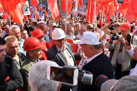 Г.А. Зюганов: Мы проводим акцию протеста против людоедской реформы, которую почему-то назвали пенсионной
