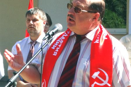 В Курске состоялся митинг против повышения пенсионного возраста