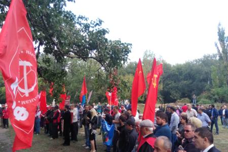 Дагестан. Коммунисты Махачкалы провели митинг против пенсионной «реформы»