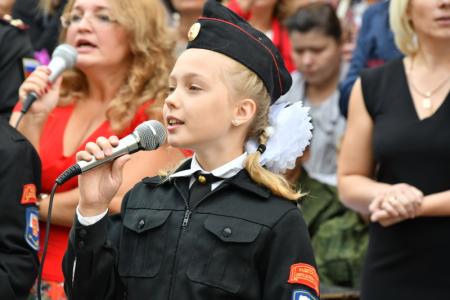 Г.А. Зюганов поздравил учеников Таганского кадетского корпуса с началом нового учебного года и провел открытый урок