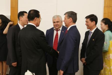 В посольстве КНДР состоялся торжественный прием по случаю 70-й годовщины образования Корейской Народно-Демократической Республики
