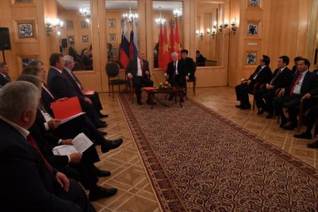 Г.А. Зюганов провел встречу с Генеральным секретарем ЦК Коммунистической партии Вьетнама товарищем  Нгуен Фу Чонгом