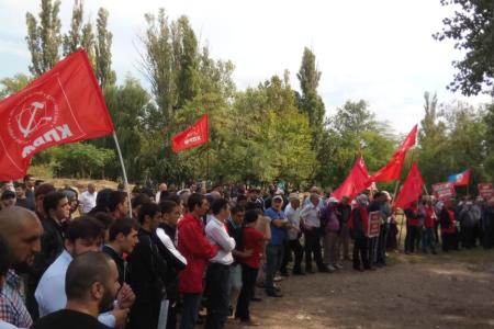 Дагестан. Коммунисты Махачкалы провели митинг против пенсионной «реформы»