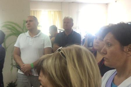 Олег Лебедев провел встречу с рабочими в городе Покров Владимирской области