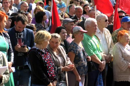 В Чувашии  прошли массовые митинги против повышения пенсионного возраста
